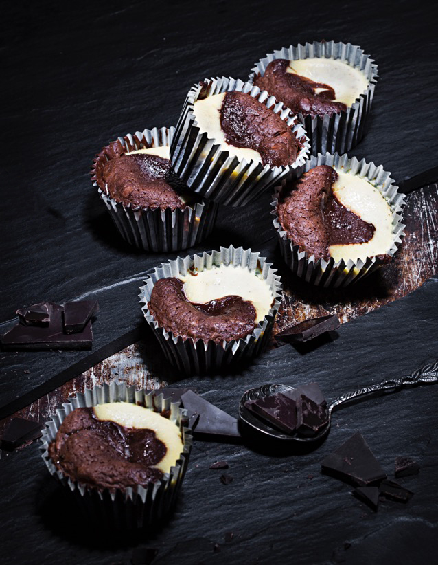 Dagens recept: Chokladmuffins med cheesecake