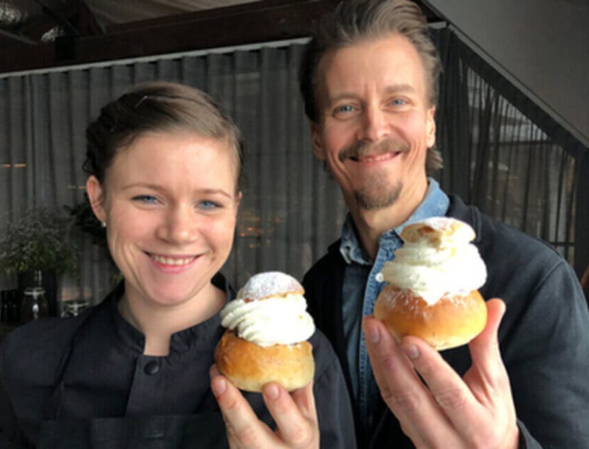 Zero waste-semla på Fotografiska