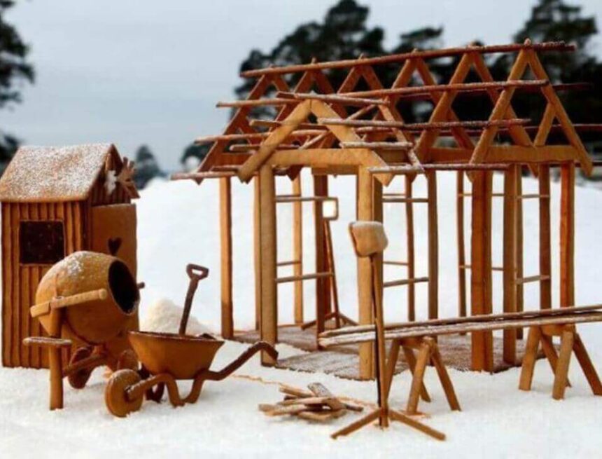 Kreativ pepparkakskonst