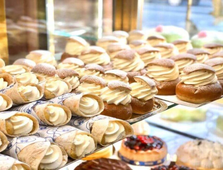 Semmelsnack med stjärnkonditorerna