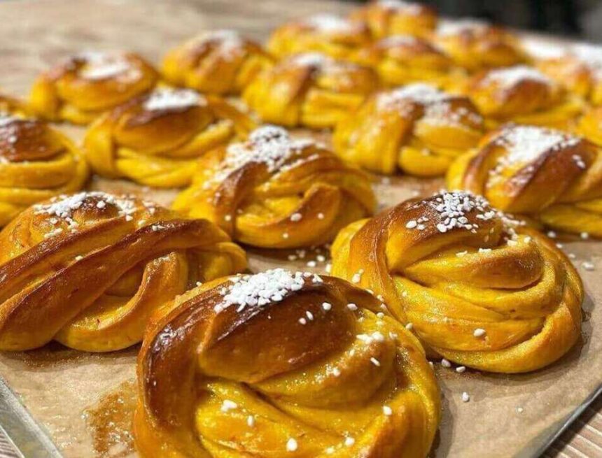 Utsökta saffransbullar från Lillebrors bageri