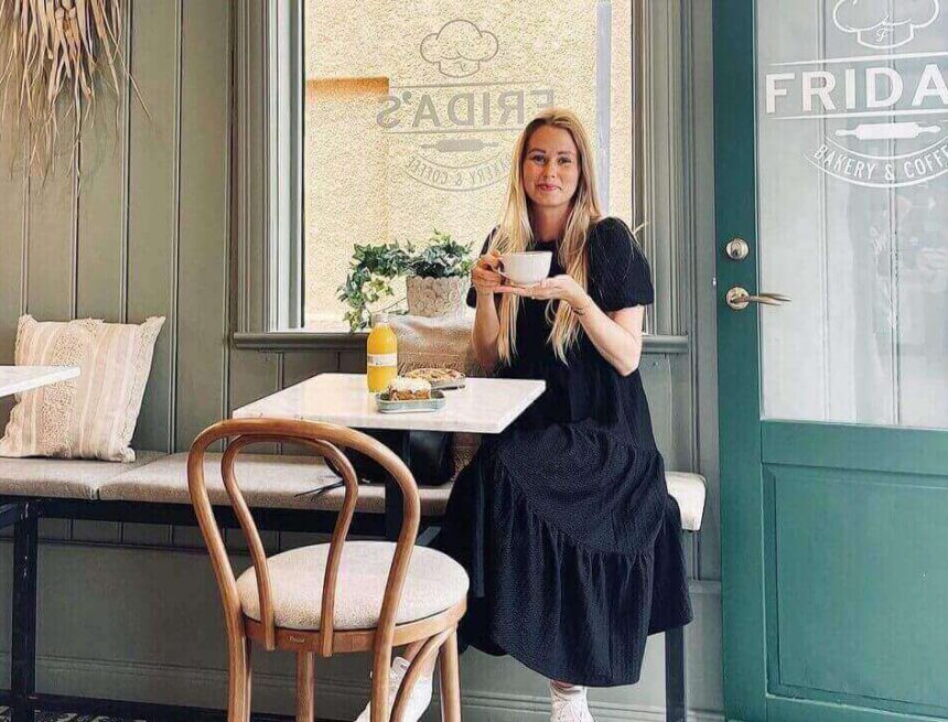 Nyöppnat kafé i Visby med Baka med Frida