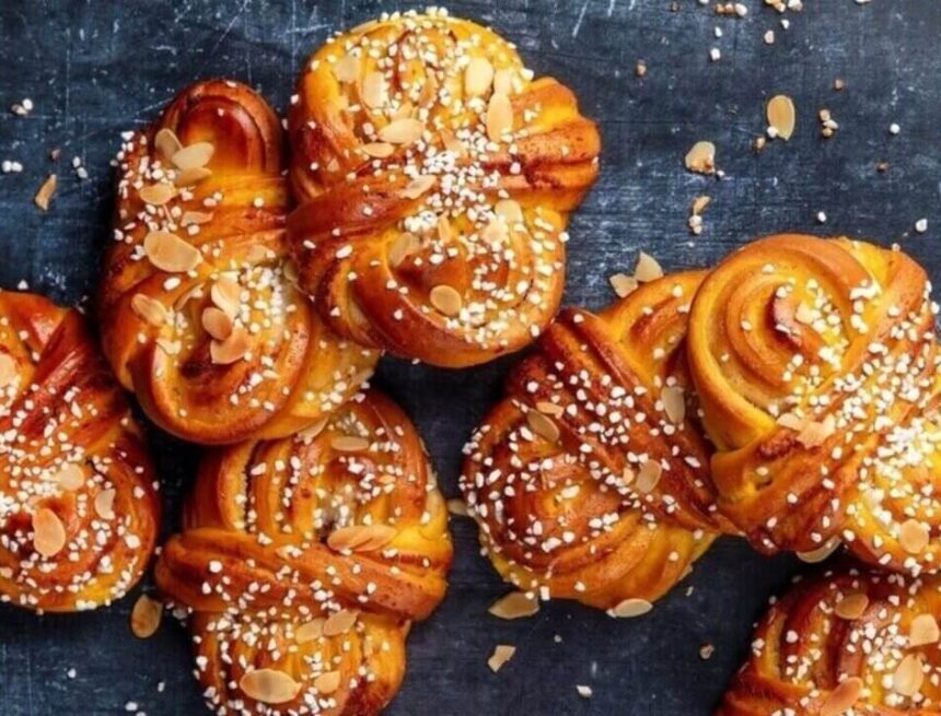 Smarriga saffransknutar från Gateau