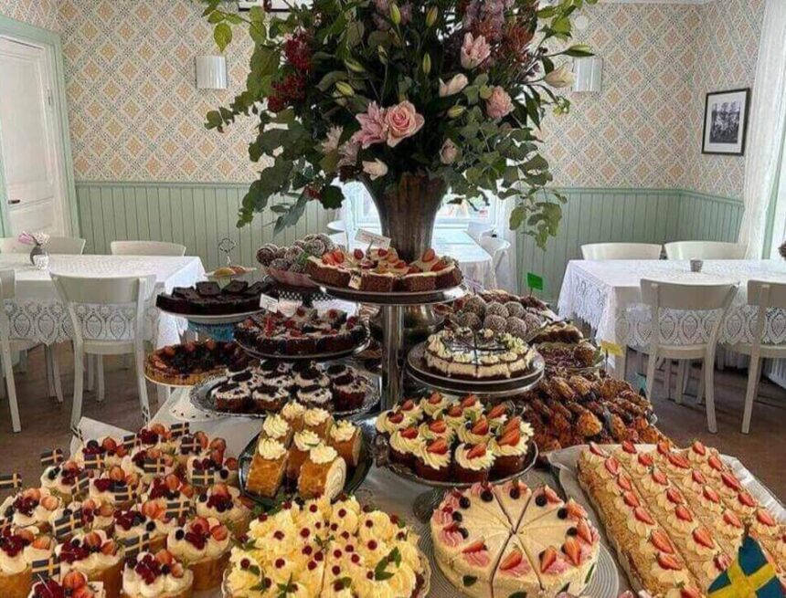 Fikadags på Vaxholms hembygdsgårds café