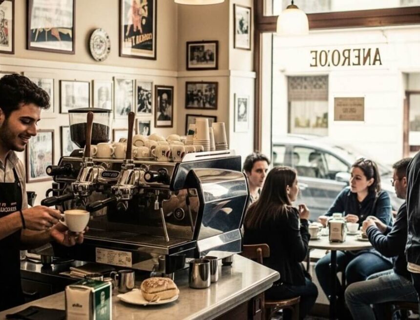 Italiensk kaffebar AI Svenska och italienska kaffekulturer – två världar, en passion