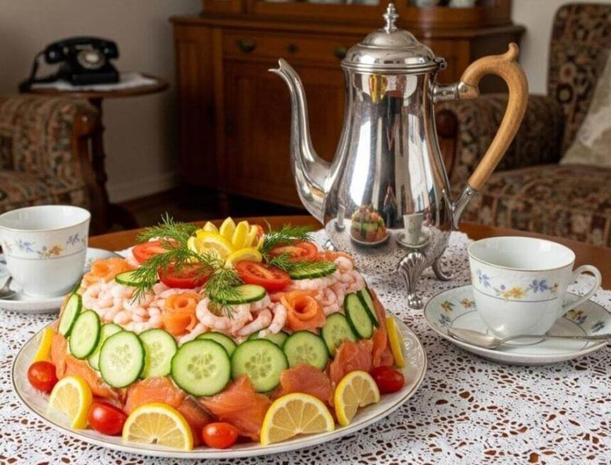 När smörgåstårtan tog över kaffeborden