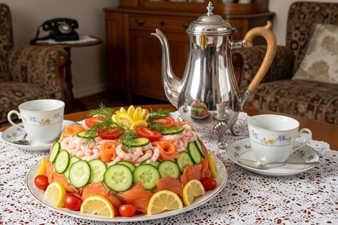 Robbans bästa fikablogg När smörgåstårtan tog över kaffeborden